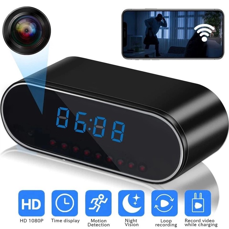 Hidden Camera Alarm Clock Hidden Camera Alarm Clock